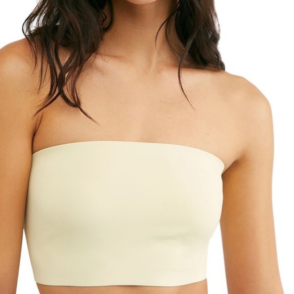 Free People Nina Daybreak Bandeau Yellow Extra Small‎ New With Tags
